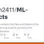 GitHub - Sreesh2411/ML-Projects: This Repository Contains The Files And ...