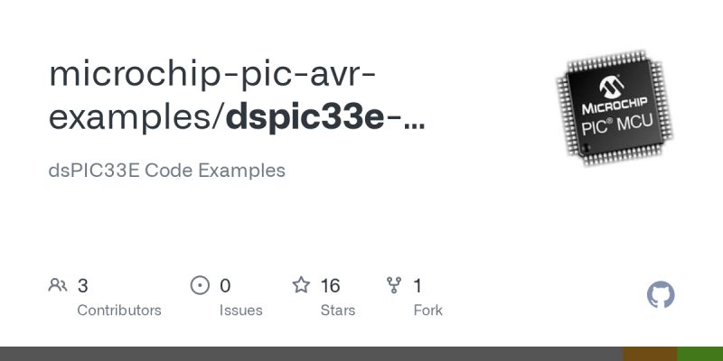 Github Microchip Pic Avr Examples Dspic33e Code Examples Dspic33e Code Examples - HD Landscape Images for Desktop