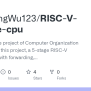 GitHub - ShaofengWu123/RISC-V-pipeline-cpu: This Is A Course Project Of ...