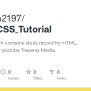 GitHub - Titanism2197/HTML_CSS_Tutorial: Repository Which Contains ...