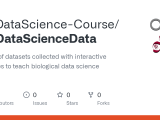 Github Biodatascience Course Biodatasciencedata A Serie Of Datasets