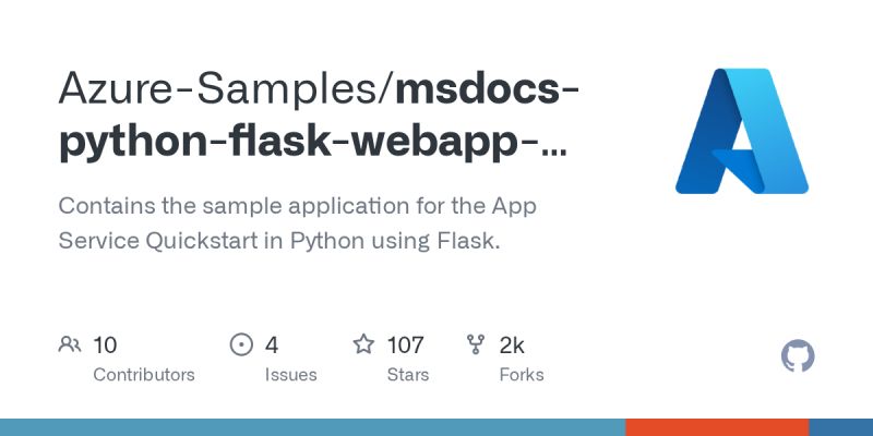 Github Azure Samples Msdocs Python Fastapi Quickstart This Is A - Premium Vintage Design Gallery - Mobile