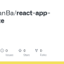 GitHub - PhamVanBa/react-app-template