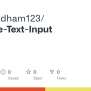 GitHub - Viswanadham123/Editable-Text-Input