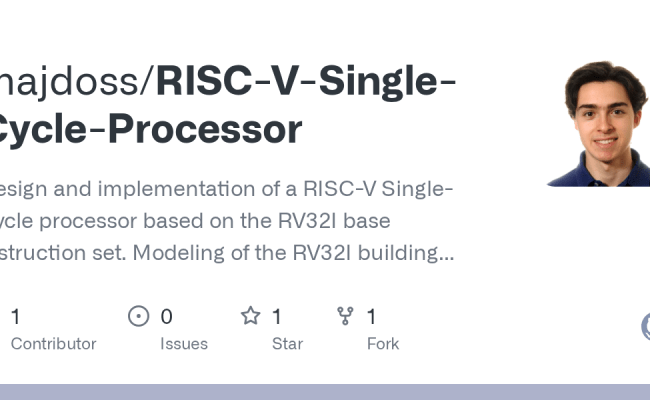 GitHub - Majdoss/RISC-V-Single-Cycle-Processor: Design And ...
