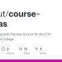 GitHub - Pecnut/course-pandas: Data Processing With Pandas Course For ...