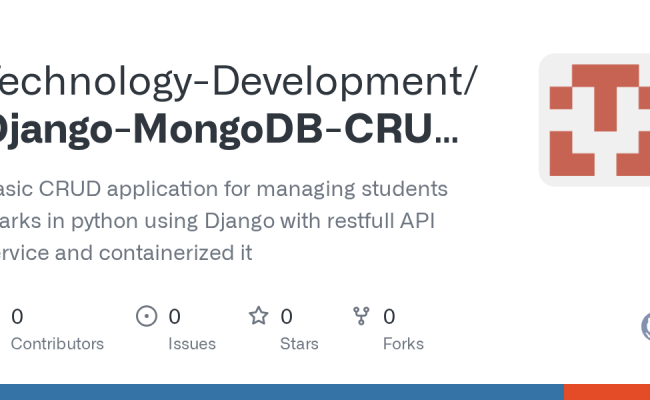 GitHub - Technology-Development/Django-MongoDB-CRUD-RESTAPI: Basic CRUD ...