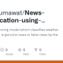 GitHub - Ayushkumawat/News-Classification-using-Natural-Language ...