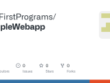 Github Ab Firstprograms Samplewebapp