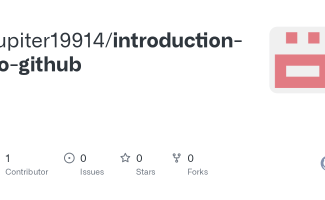 GitHub - Jupiter19914/introduction-to-github