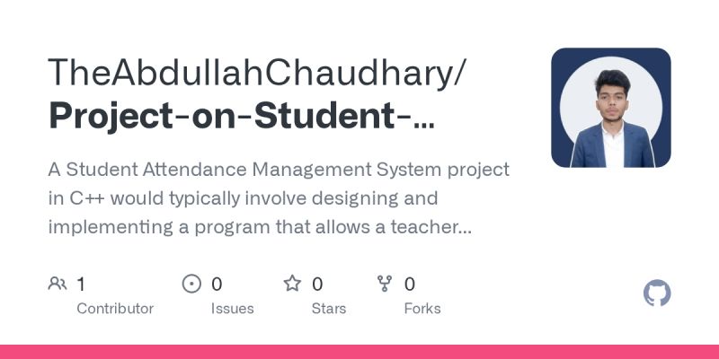 Github Mycodingproject77 Student Attendance Management System Source Code - Space Art Collection - Ultra HD Quality