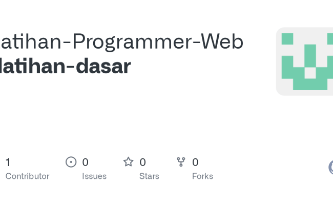 GitHub - Latihan-Programmer-Web/latihan-dasar