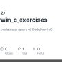 GitHub - Bcalagoz/codeforwin_c_exercises: This Repository Contains ...