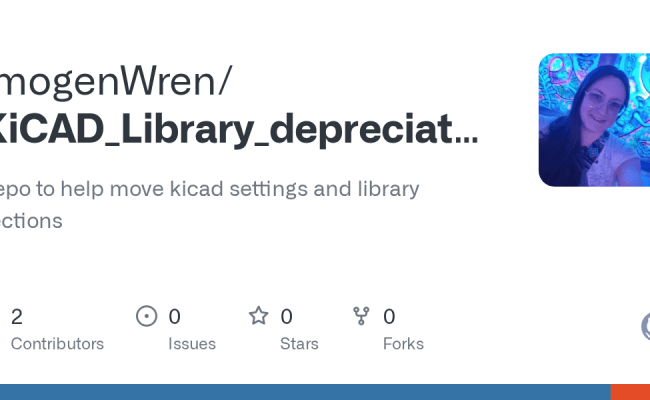 GitHub - ImogenWren/KiCAD_Master_Library: Repo To Help Move Kicad ...