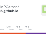 Github Merlinpcarson Mpc6 Github Io