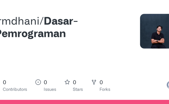 GitHub - Irmdhani/Dasar-Pemrograman