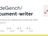 Github Codegench Document Writer A Gatsby Theme For Creating