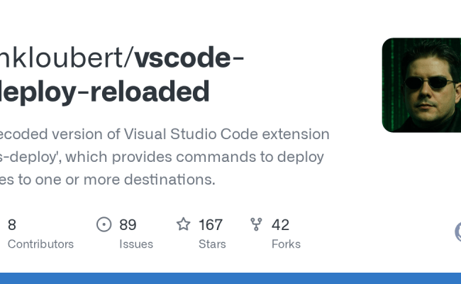GitHub - Mkloubert/vscode-deploy-reloaded: Recoded Version Of Visual ...