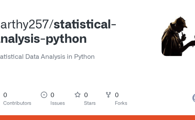 GitHub - Karthy257/statistical-analysis-python: Statistical Data ...
