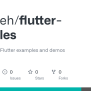GitHub - Sasukeh/flutter-samples: A Collection Of Flutter Examples And ...