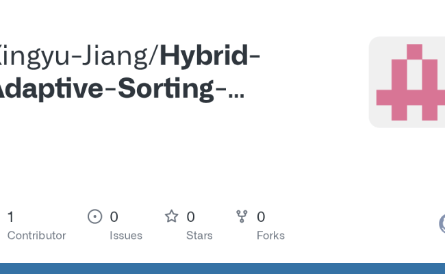 GitHub - Xingyu-Jiang/Hybrid-Adaptive-Sorting-Algorithm