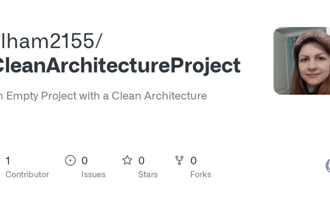 GitHub - Elham2155/CleanArchitectureProject: An Empty Project With A ...