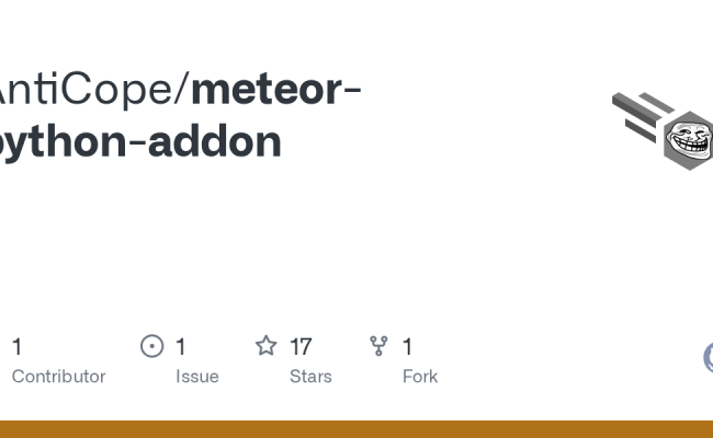 GitHub - AntiCope/meteor-python-addon