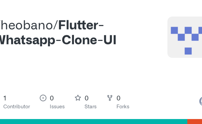 GitHub - Theobano/Flutter-Whatsapp-Clone-UI