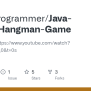 GitHub - CuradProgrammer/Java-Swing-Hangman-Game: Watch Here; Https ...