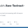 GitHub - Denyshubh/Aws-Textract-Demo: Large Scale Document Processing ...