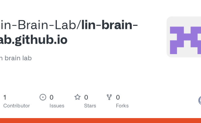 GitHub - Lin-Brain-Lab/Lin-Brain-Lab.github.io: The Official Website ...