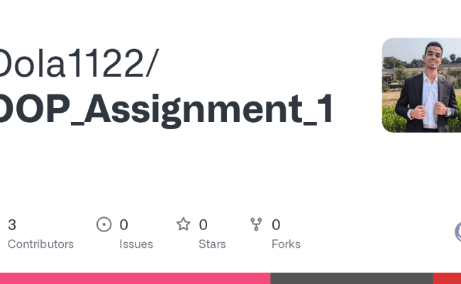 GitHub - Dola1122/OOP_Assignment_1