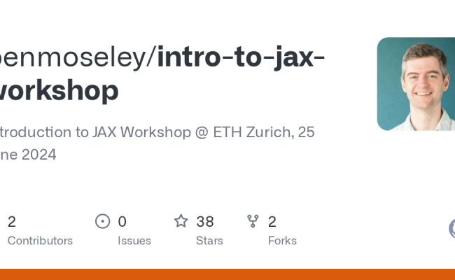 Intro-to-jax-workshop/Introduction To JAX.ipynb At Main · Benmoseley ...