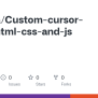 GitHub - Mijaleta/Custom-cursor-using-html-css-and-js