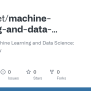GitHub - ThijsBoet/machine-learning-and-data-science: Complete Machine ...