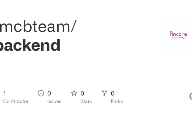 GitHub - Fmcbteam/backend