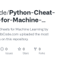 GitHub - EktbCode/Python-Cheat-Sheets-for-Machine-Learning: Python ...