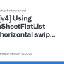 [v4] Using BottomSheetFlatList Blocks Horizontal Swipe Gestures · Issue ...