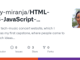 Github Tracy Miranja Html Css Javascript Capstone Project This Is A