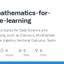 GitHub - Gprzy/mathematics-for-machine-learning: 🍝 Mathematics Topics ...