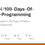 GitHub - Ratang94/100-Days-Of-Python-Programming: Python Codes Used In ...