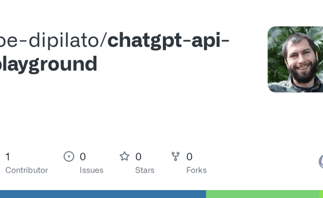 GitHub - Joe-dipilato/chatgpt-api-playground