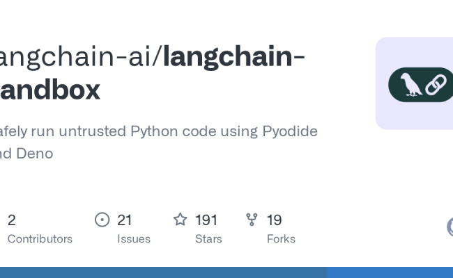 GitHub - Langchain-ai/langchain-sandbox: Safely Run Untrusted Python ...