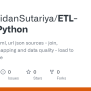 GitHub - MuhFaridanSutariya/ETL-Using-Python: From Csv, Db, Xml, Url ...