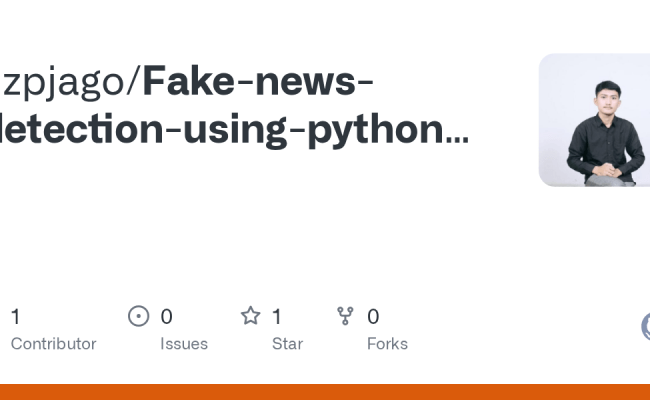 GitHub - Azpjago/Fake-news-detection-using-python-and-machine-learning