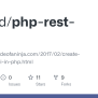 GitHub - Psswid/php-rest-api: Https://www.codeofaninja.com/2017/02 ...