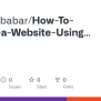 GitHub - Babarali34/How-To-Create-a-Website-Using-HTML-and-CSS-Step-by-Step