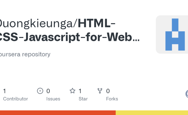 GitHub - Duongkieunga/HTML-CSS-Javascript-for-Web-Developers: Coursera ...
