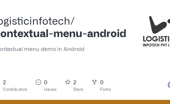 GitHub - Logisticinfotech/contextual-menu-android: Contextual Menu Demo ...