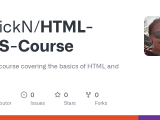 Github Brickn Html Css Course Udemy Course Covering The Basics Of